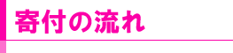 寄付の流れ
